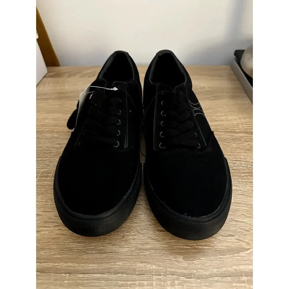 Hurley Men's Arlo Lace Canvas Sneaker Shoes size 9 Black